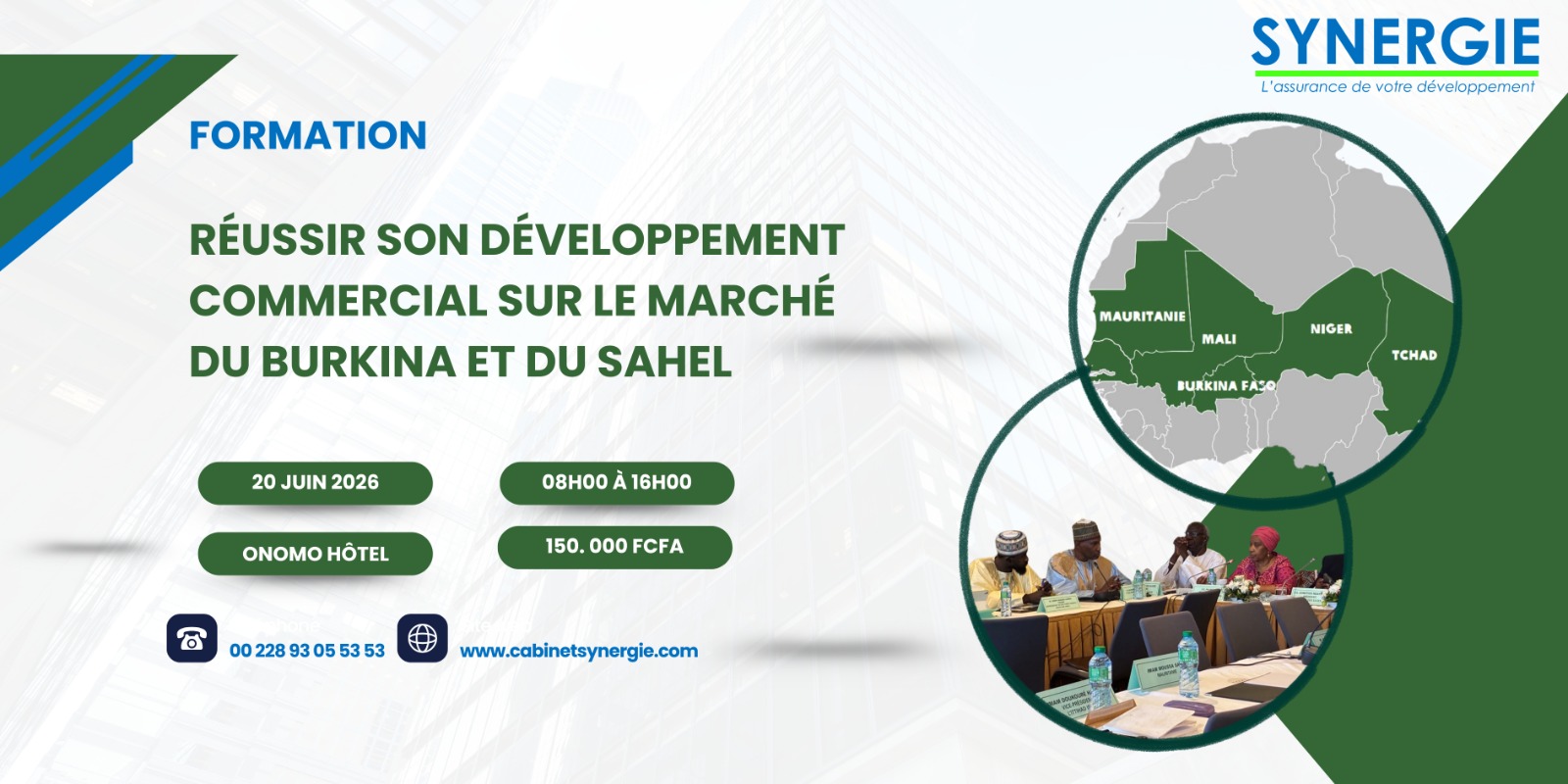 Formation professionnelle : Réussir son développement commercial sur le marché du Burkina Faso et du Sahel